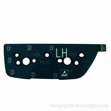 Double-sided PCB with HAL Finish and 1.0mm Thickness Automotive Board, Made of FR-4 Material